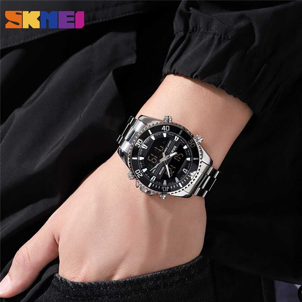 ARS - SKMEI Jam Tangan Pria Stainless Steel Wristwatch - 1850