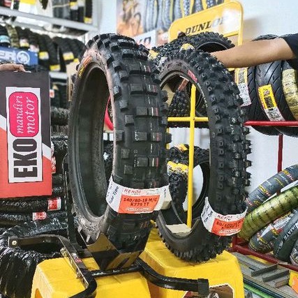 Satu set KENDA ENDURO 140/80-18 dan 80/100-21 KENDA MILLEVILLE II K785 Depan Kenda Milleville II K78