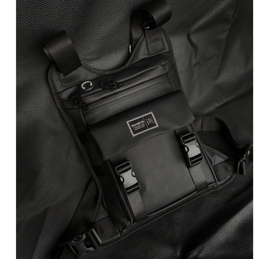 Tas Dada Jumbo Polo Amstar Waterproof Tas Selempang Dada Tas Rompi Tactical Chest Bag Chest Rig Bag