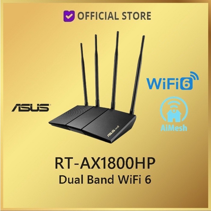 Routher ASUS RT-AX1800HP AX1800 Dual Band WiFi 6 Wireless