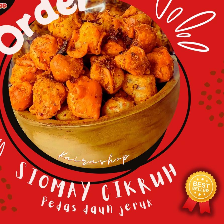 

Paling Baru 500 GR SIOMAY CIKRUH | SIOMAY GORENG PEDES DAUN JERUK | ORIGINAL DAUN JERUK.