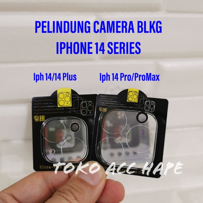 PELINDUNG CAMERA GLASS IPHONE 14/PLUS/PRO/MAX KACA KAMERA BELAKANG