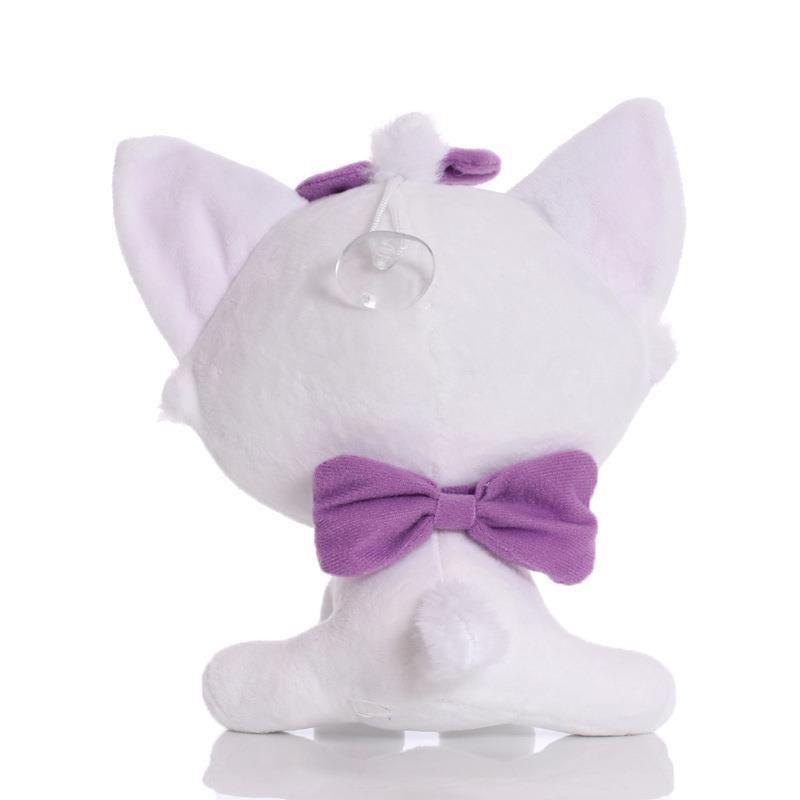 1pc Mainan Boneka Stuffed Plush Anime The Aristocats Disney Marie Cat Ukuran 19CM Warna Pink Ungu