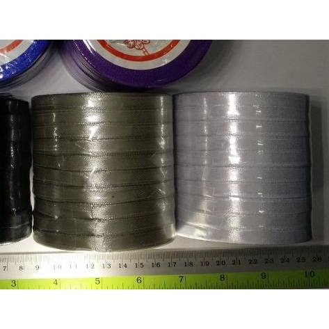 

Pita Kain Satin Saten Ribbon 1/4" x 20yd (per 10 roll)