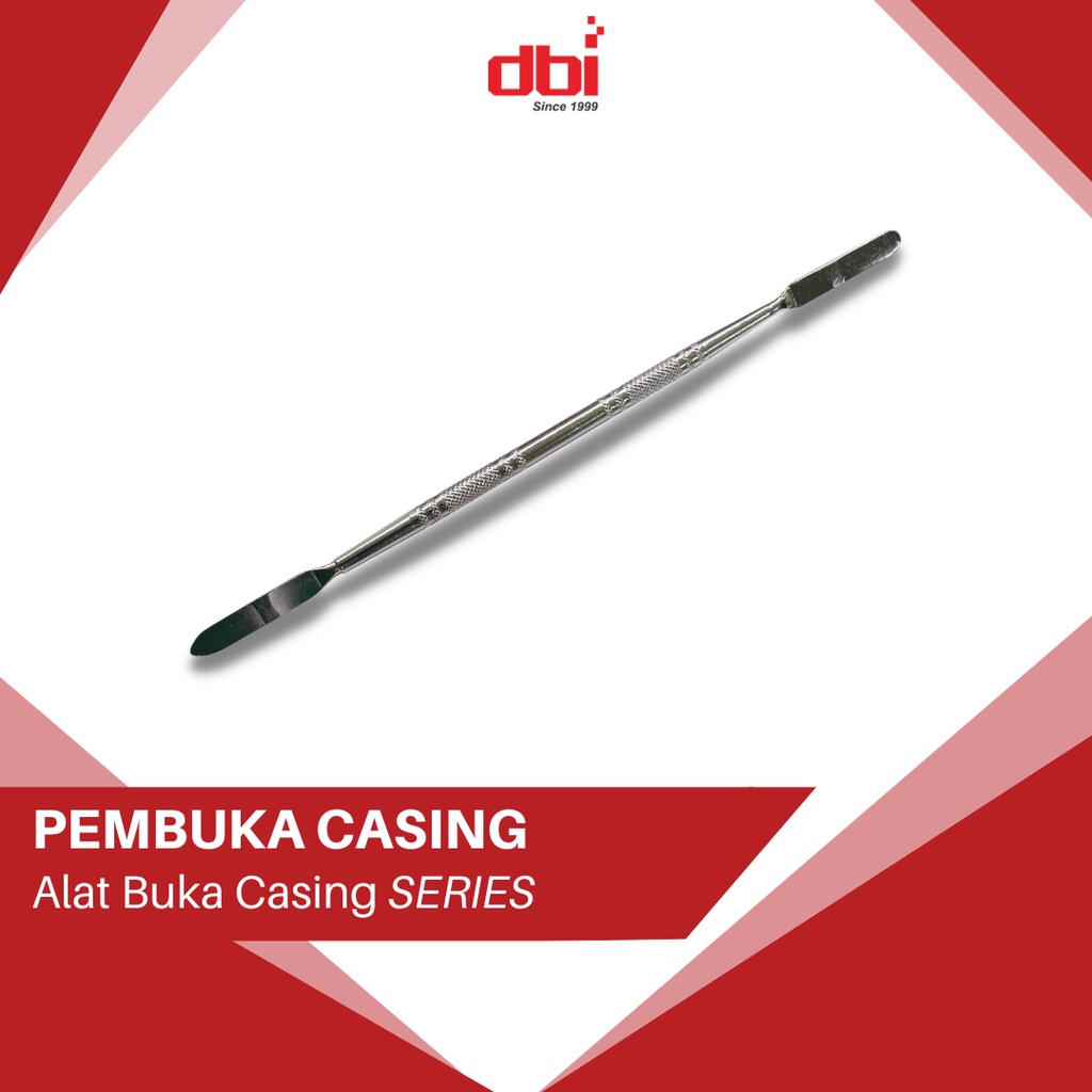 Pembuka Casing / Pengungkit Stainless Steel Lurus / Spatula Single