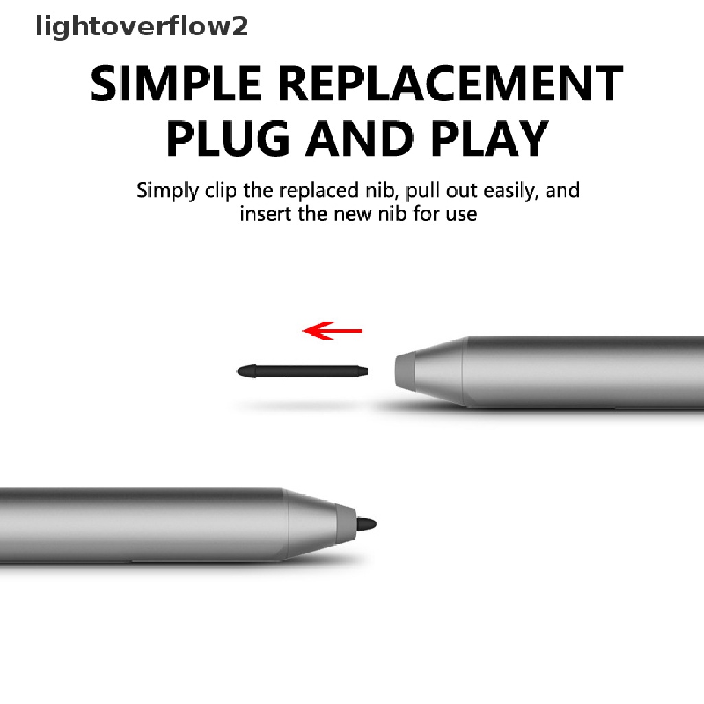 (lightoverflow2) Pena Stylus Nib 2H Pengganti Untuk Microsoft Surface (ID)