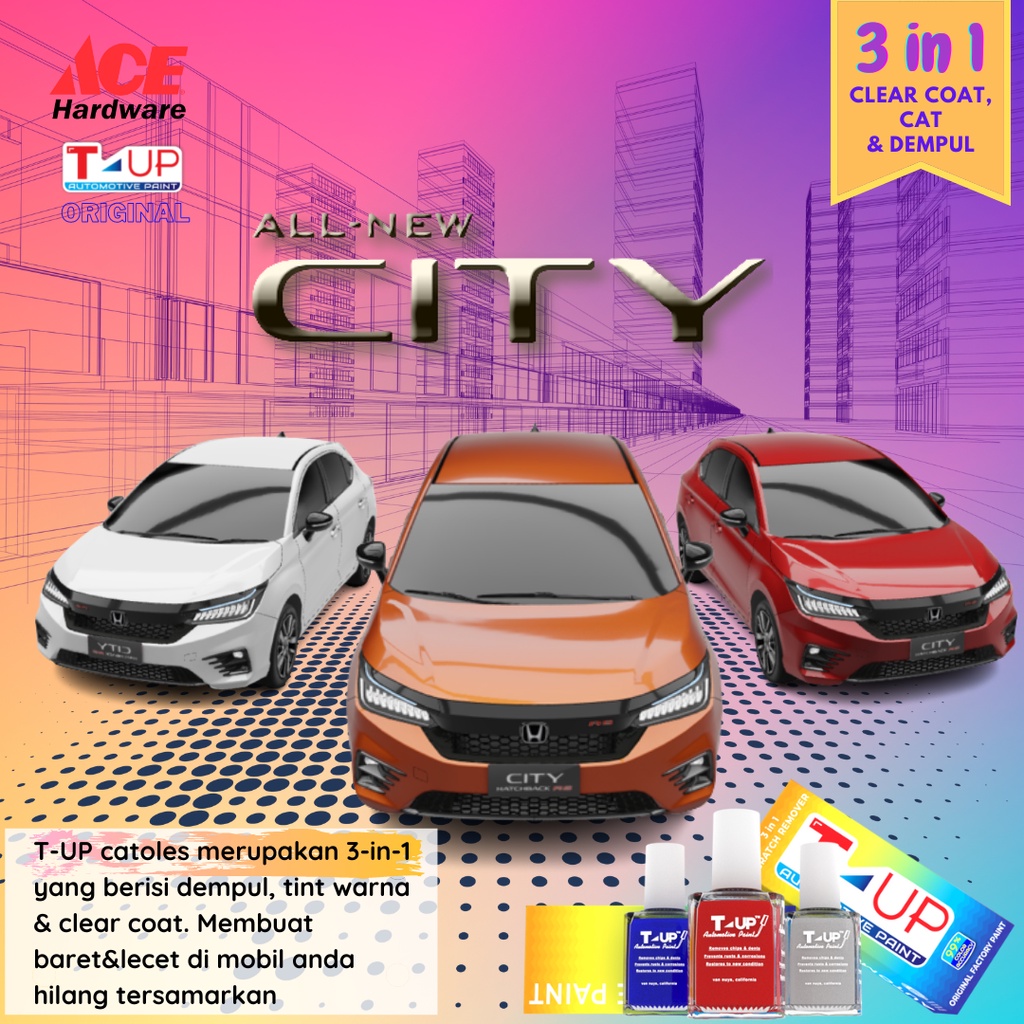 Jual Cat Oles T Up Khusus Honda City Ori Warna Pabrikan Honda Japan Shopee Indonesia