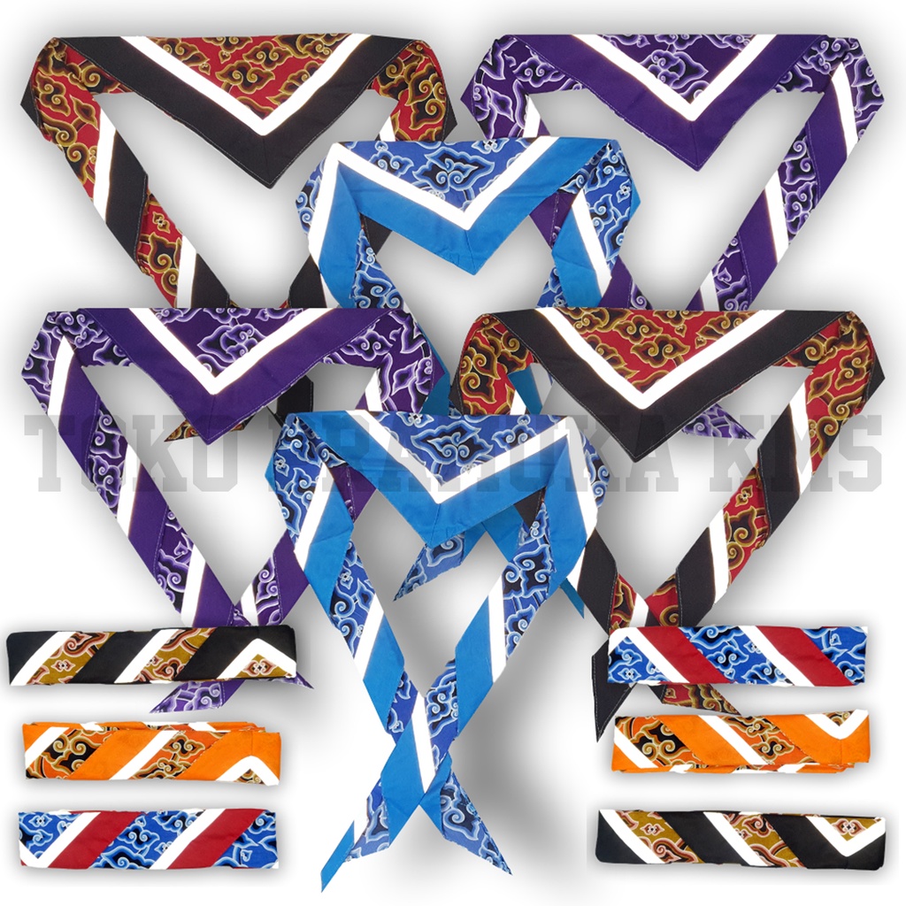 Scraft Pramuka Batik Mega Mendung scarf Scout
