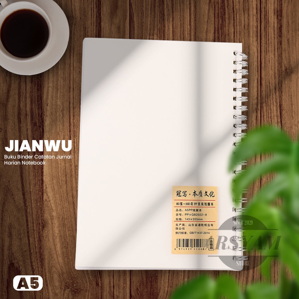 

Buku Binder Catatan Jurnal Harian Notebook Format Blank Page Ukuran A5