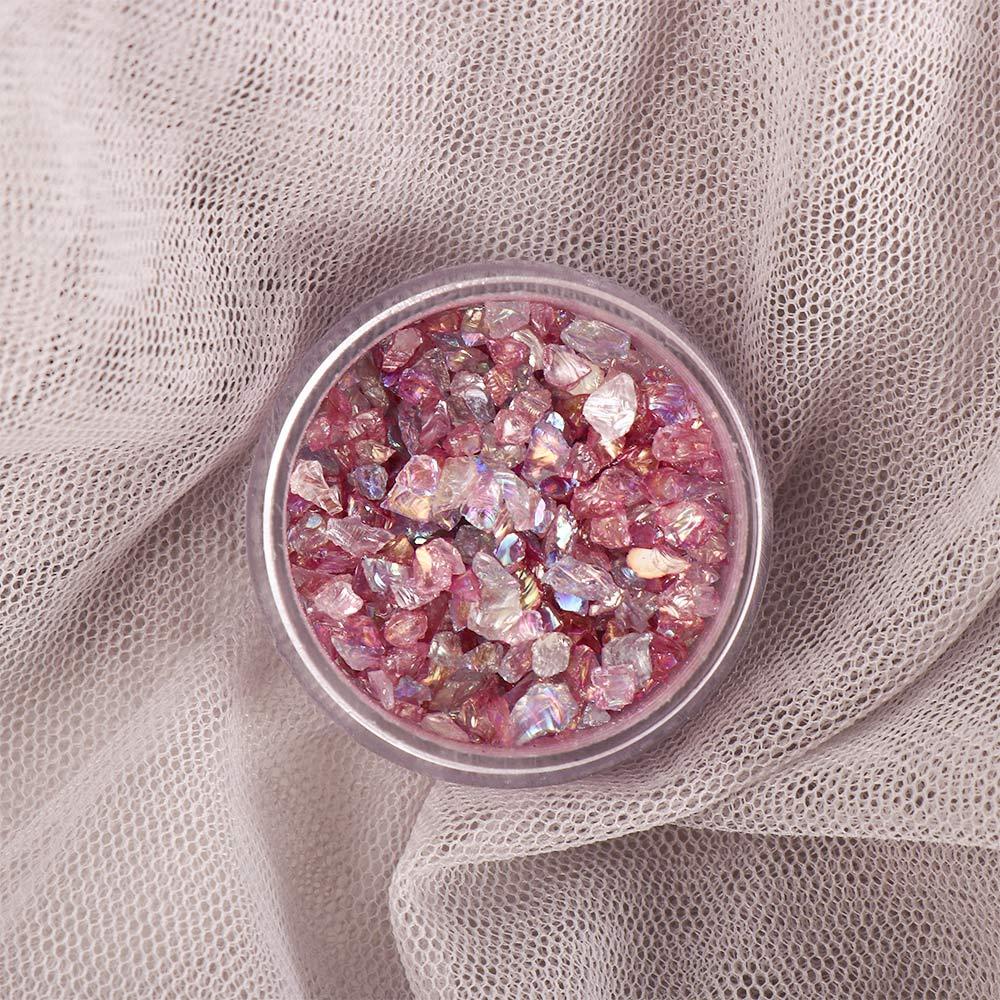 Mxbeauty Hiasan Nail Art Super Glitter Shiny Nail Tips Manikur Aksesoris Warna Campur Perhiasan Kuku AB Rhinestones