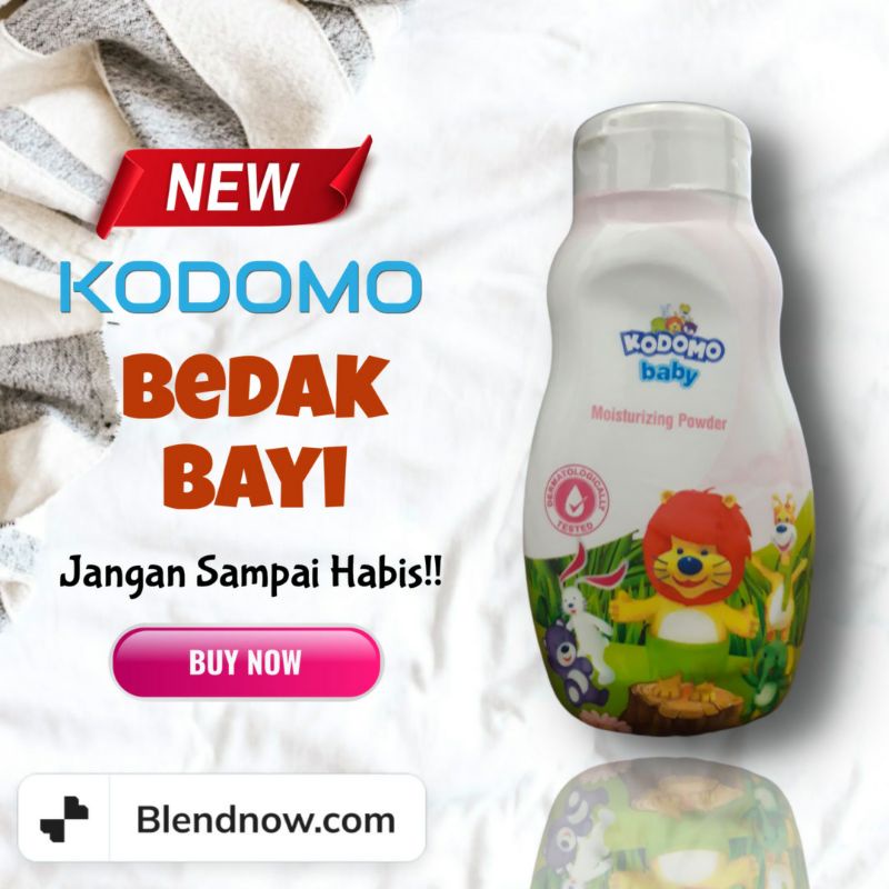 3 Aroma - Bedak Bayi KODOMO Original Paket Hemat 50 gr