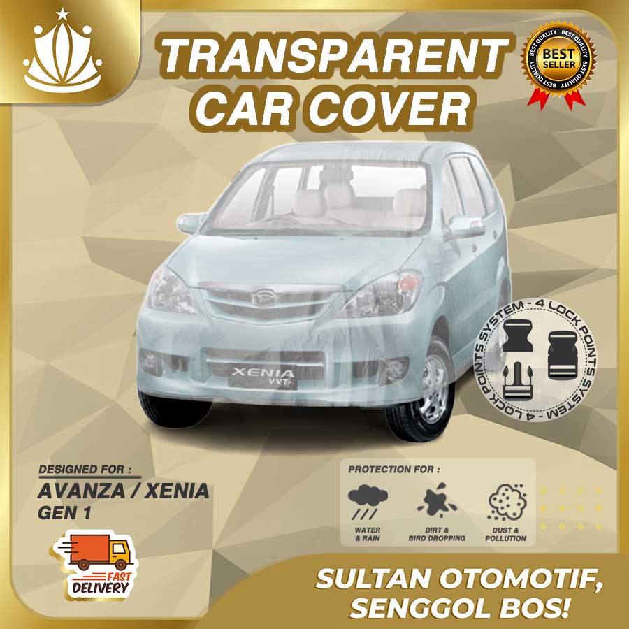 Body Cover Mobil Plastik TEBAL Avanza Xenia Lama Old Gen 1 WATERPROOF