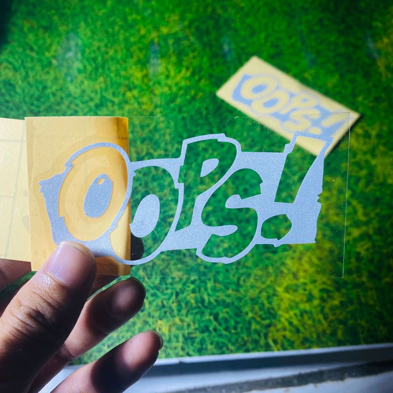 Sticker oops cuting sticker motor dll 1pcs warna lengkap