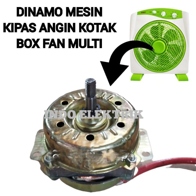 DINAMO MESIN KIPAS ANGIN DUDUK BOX FAN MULTI SEMUA MEREK