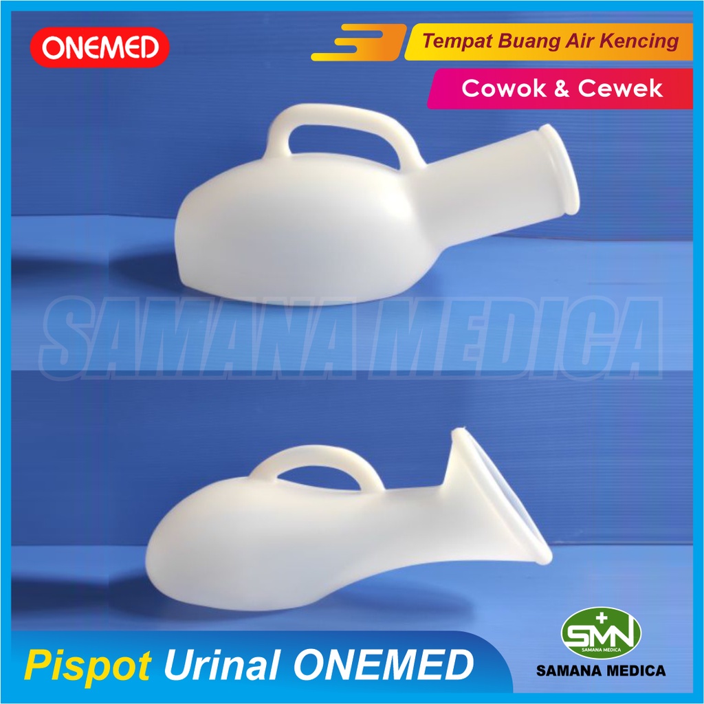 Pispot Urinal ONEMED Untuk Pria dan Wanita Murah Tanpa Tutup Plastik ONEMED Promo Murah
