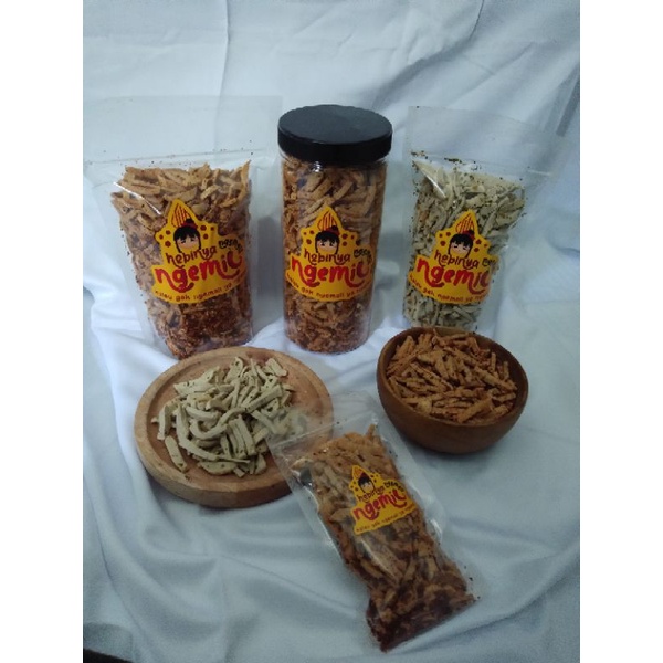 

Promo Basreng Original/basreng tidak pedas/ basreng enak /hobinya ngemall ngemil (standing pouch)