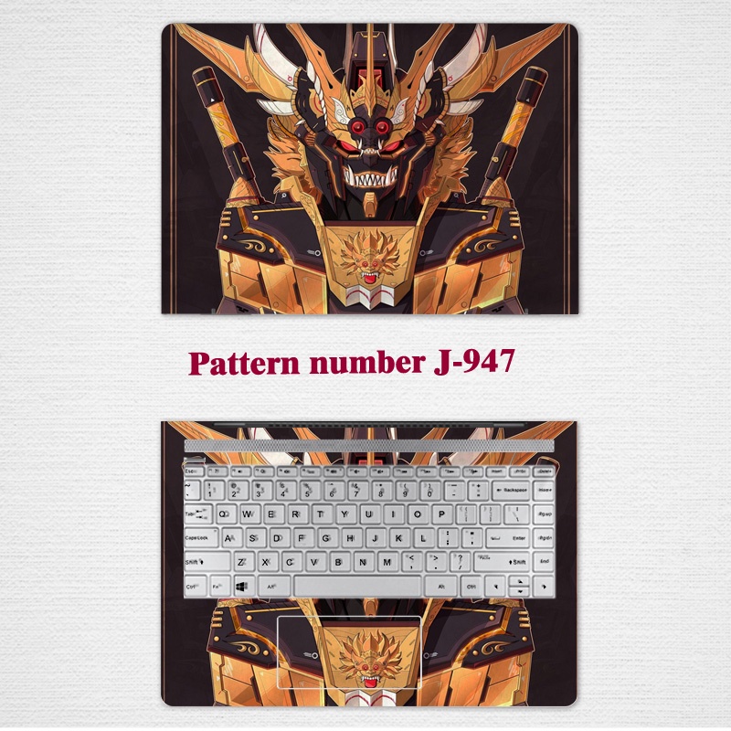 Stiker film Pelindung Laptop Universal 2 Sisi Bahan Vinyl Tahan Air Dan Gores Untuk 11 / 12 / 13 / 14 / 15 / 17 Inch