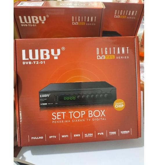 Produk Terkini Set Top Box Tv Digital Luby T2-01 / Receiver Tv Digital Luby / STB TV Murah / Set Top