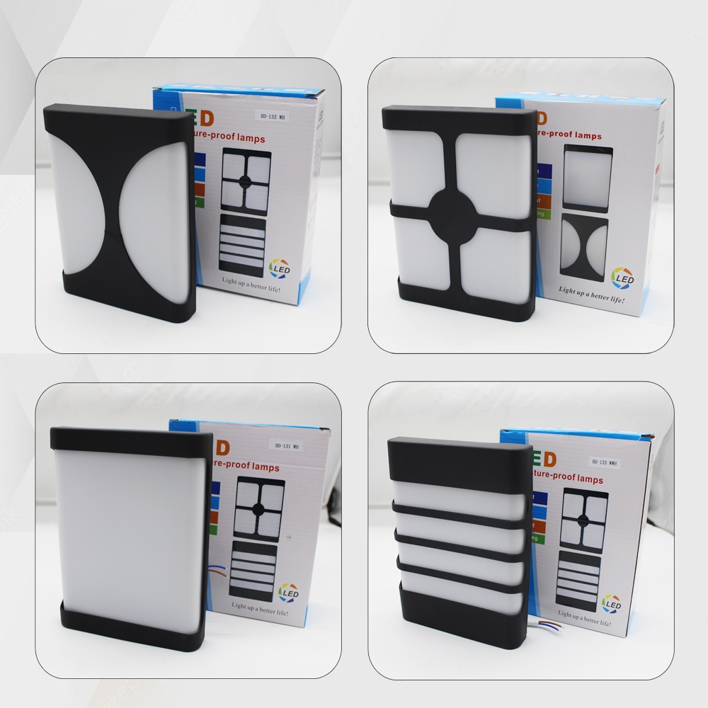 Lampu Dinding Tempel Hias Teras Waterproof 20 Watt