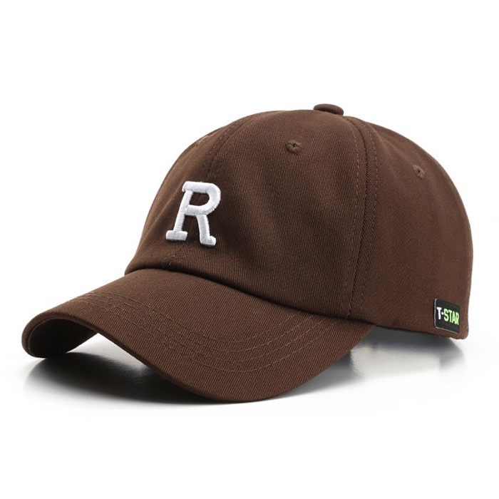 Topi Baseball Pria dan Wanita Unisex Korea Distro Impor Bahan Katun - Beige