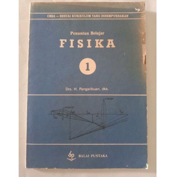 fisika 1 balai pustaka - buku pelajaran jadul - buku bekas perpustakaan