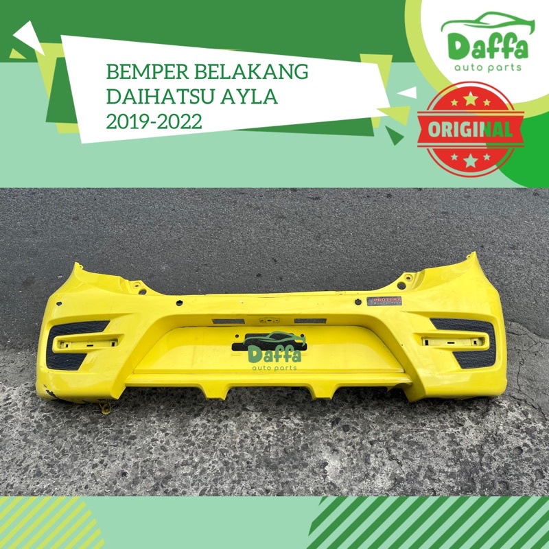 Bemper Rear Bumper Guard Belakang Mobil Daihatsu Ayla 1200cc 1200 cc 2019 2020 2021 2022 Original