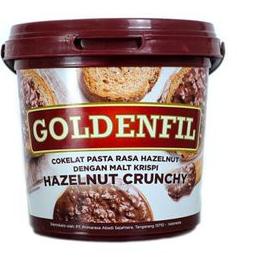 

limited Edition✔️GOLDENFIL HAZELNUT CRUNCHY - SELAI HAZELNUT 1Kg|SQ3