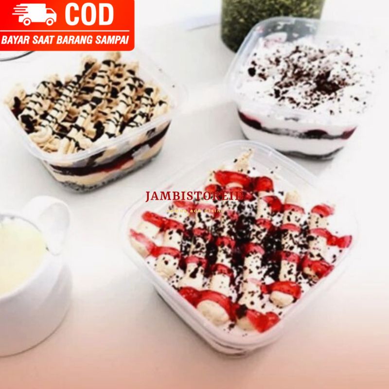 

(JAMBISTOREID) PILIH PENGIRIMAN INSTAN Dessert Box All Varian Chocolate Strawberry Oreo Mocca Capucino Murah Jambi