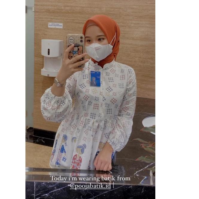 Special Price ATASAN BU TEJO BAJU KERJA WANITA BLOUS BATIK