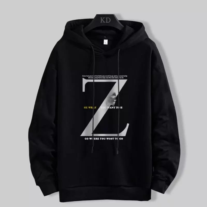 Sweater Pria Grosir Berkualitas -  Z Anime Letter Sweater