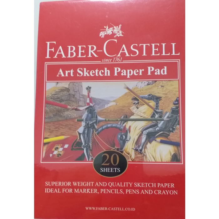 

Lucu Faber Castell Art Sketch Paper Pad No.1740 A5 / Buku Sketsa Bagus