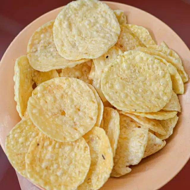 

Opak Mini Kecimpring Special Kecimpring Singkong Pedas - ORIGINAL 250gr