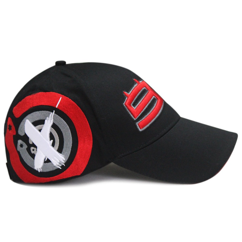 ☛Topi Balap Motor ✔Topi Baseball Desain Bordir Tanda Tangan marquez / Suzuki / Pirelli Lorenzo VR99 MOTO.GP Untuk Unisex