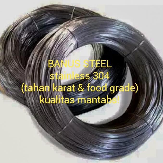Kawat stainless 304 1,2 mm / kawat las argon stainless steel per KG