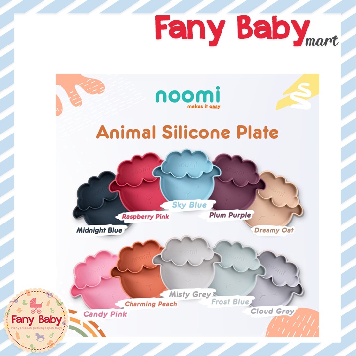 NOOMI ANIMAL SILICONE PLATE