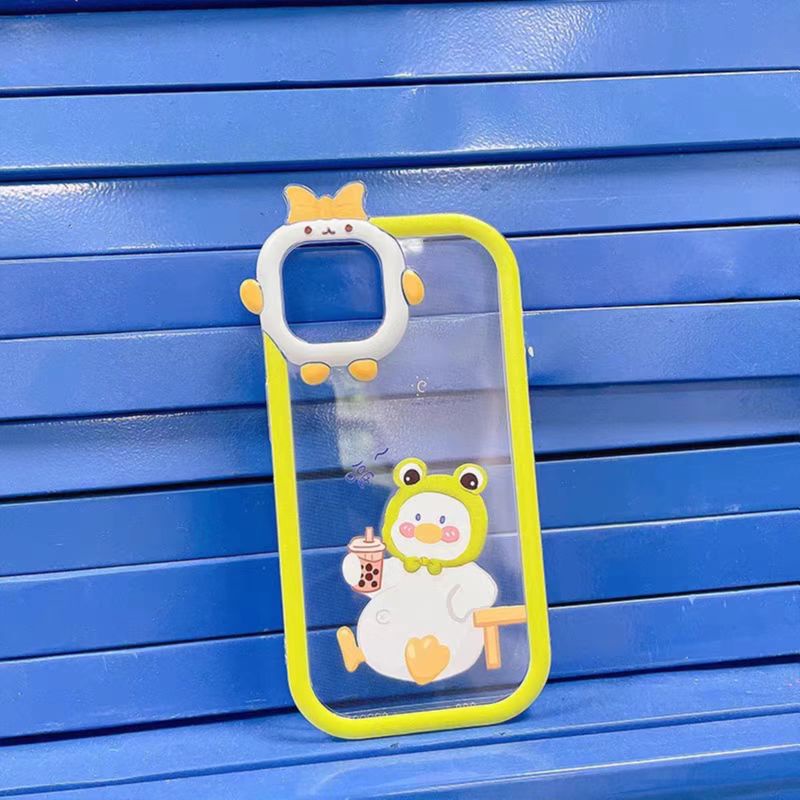 Ins Casing iPhone 14 14pro 14Plus 14prm 13prm 11 6splus 7Plus 8Plus Xr XS 13 12pro Max Motif Bebek Shockproof