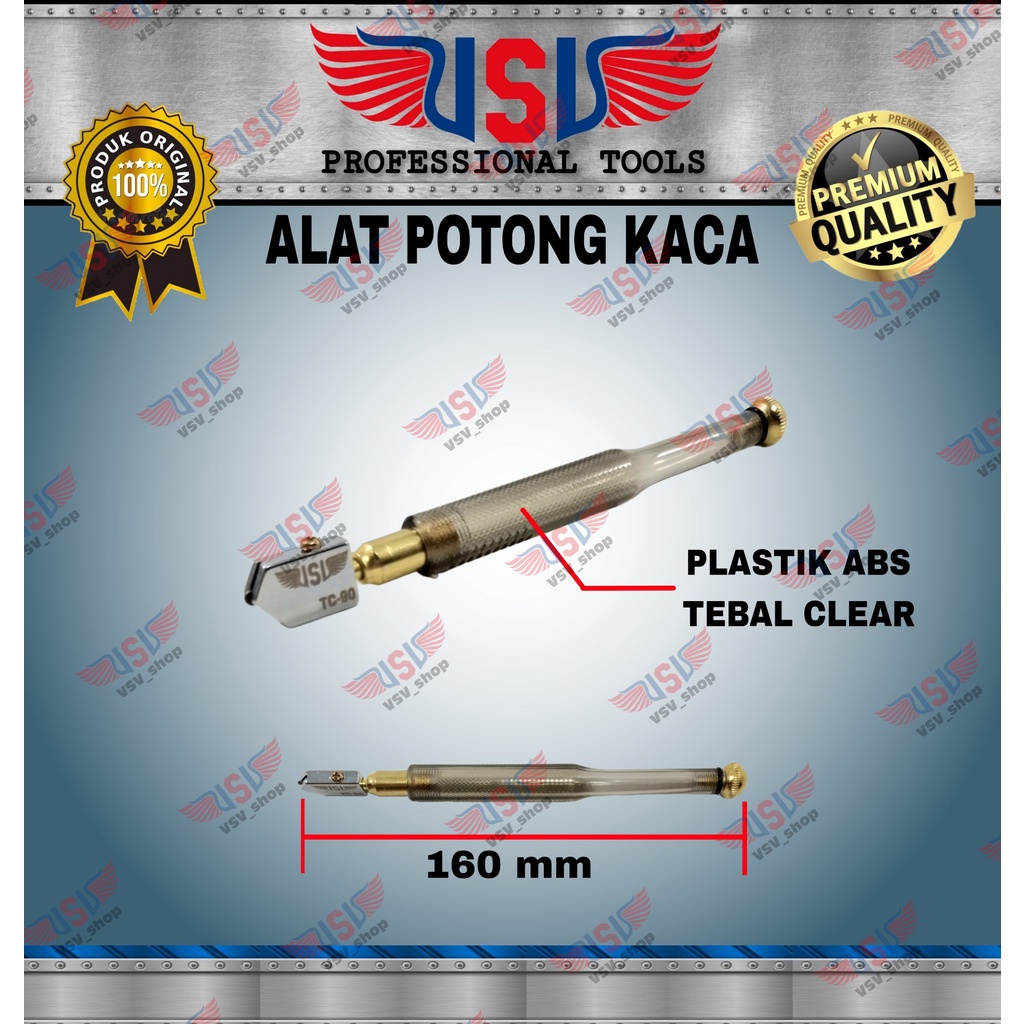 VSV Pisau Potong Kaca Alat Pemotong Kaca Pisau Kaca Oil Glass Cutter