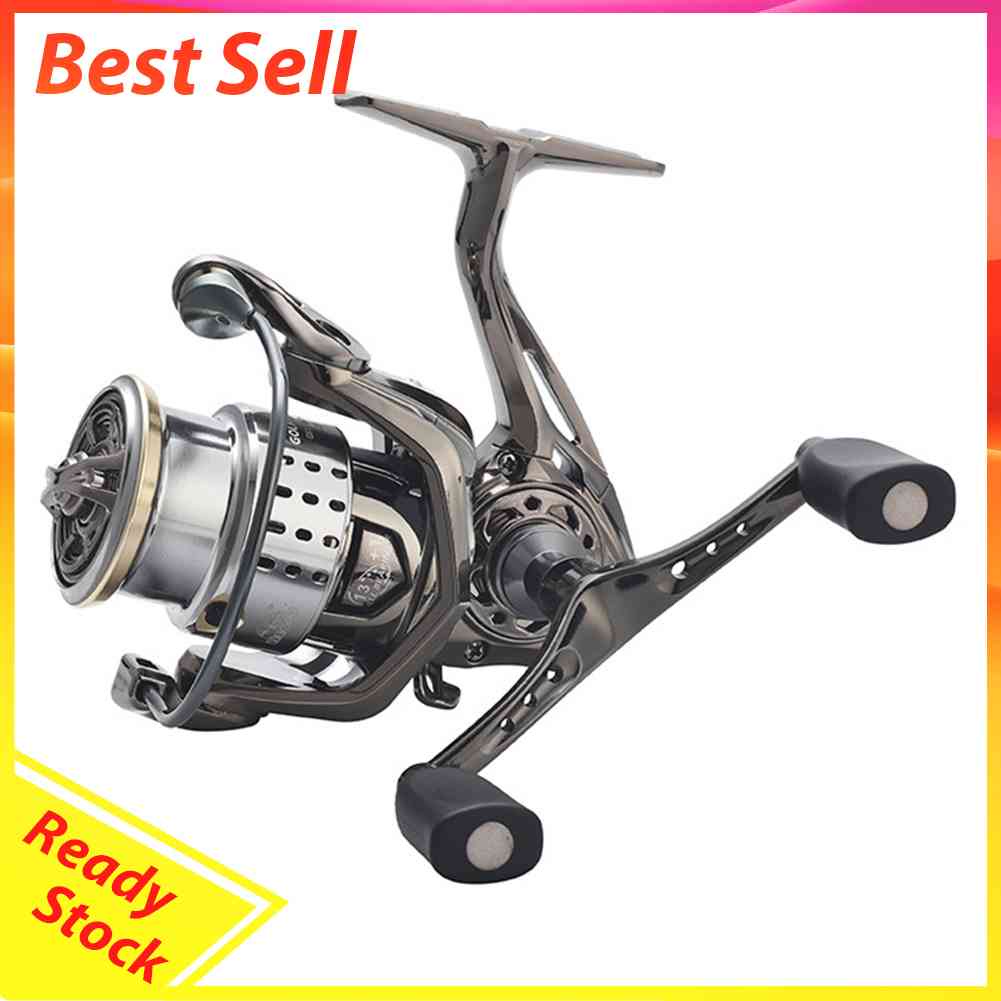 Reel Pancing Portable Tahan Lama Dengan Handle Halus