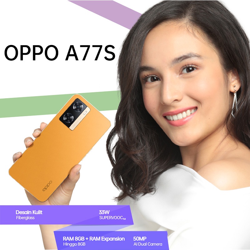 OPPO A77S 8/128GB ( + 8GB EXPANSION RAM ) A77 S GARANSI RESMI OPPO