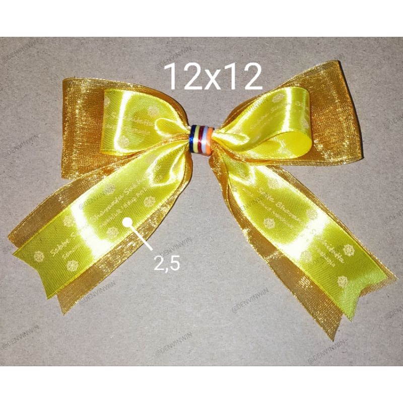 

Pita Hias Buddhis SSBS Satin Kuning