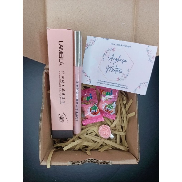 Hampers Make Up Gift Box Wanita Souvenir Hempers Kosmetik Kecantikan Kado Ulang Tahun Cewek Murah