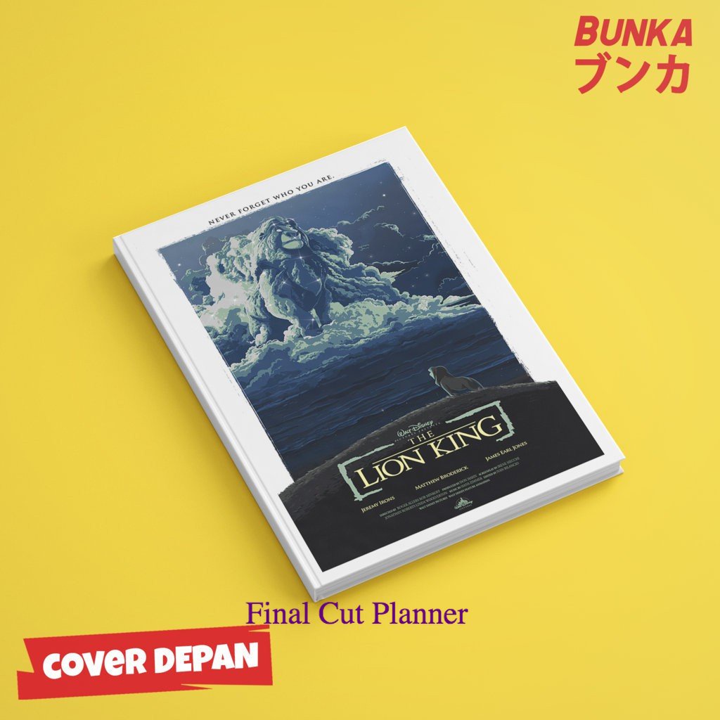 

Notebook The Lion King Hardcover A5 Buku Tulis Catatan Note Agenda Planner Jurnal .