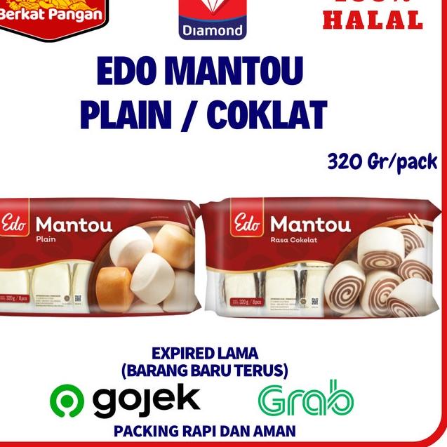 

Yang terbaru--EDO Mantou Coklat / Plain 320gr