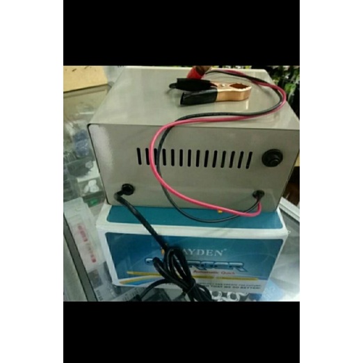 Charger AKI 10A merek RAYDEN Adjustable Quick Charger input AC 220V