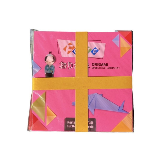 

ORIGAMI FORTE 25lembar 16x16cm WARNA DEPAN BELAKANG