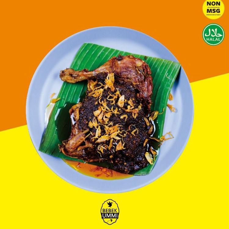 

Harga Bersaing--BEBEK UMMI - Bumbu Hitam Khas Madura / Bumbu Ireng Level 3 Ukuran 300gram