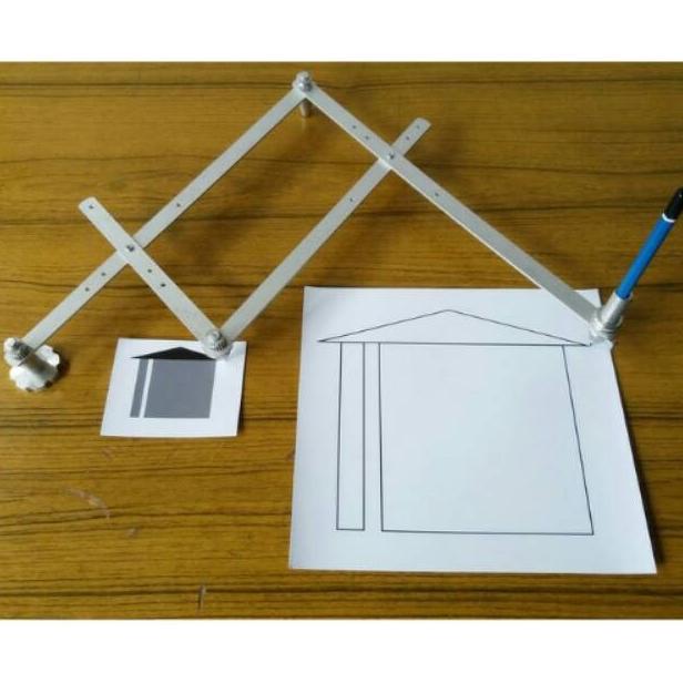 Pantograf Alat Gambar ALUMINIUM Pantograph Alat Lukis Seni Desain 30cm