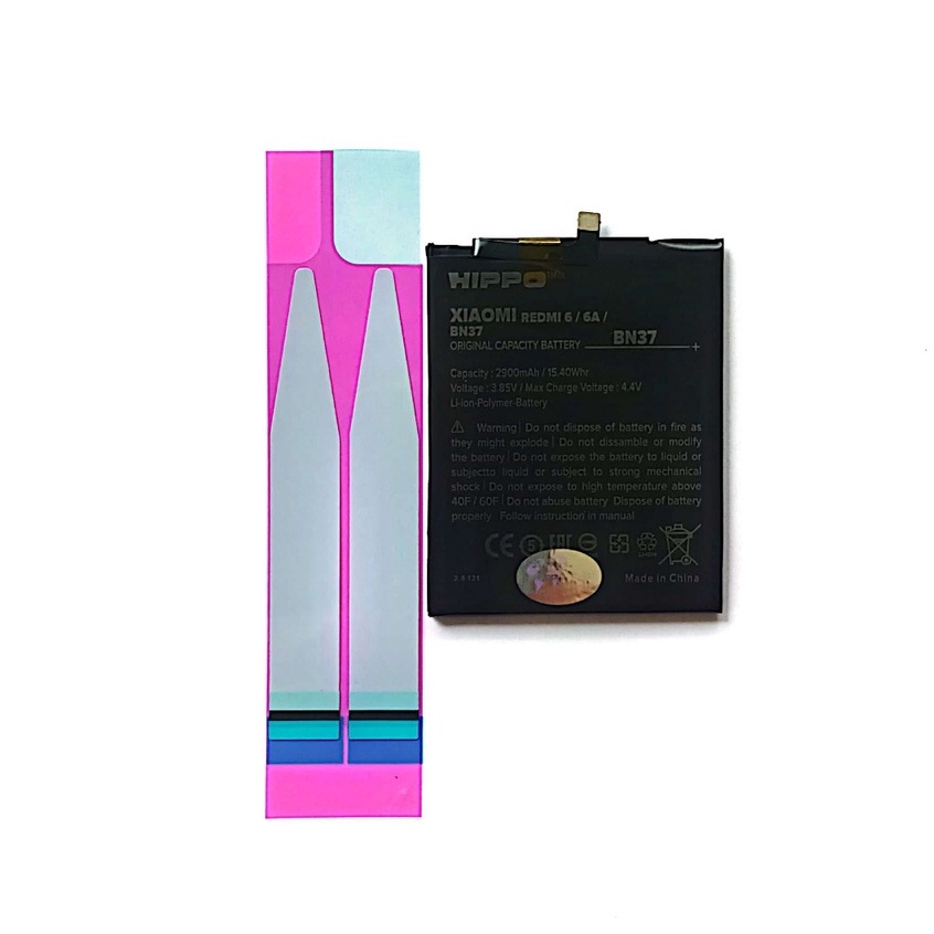 Baterai Hippo Xiaomi BN37 Redmi 6 / 6 PRO / 6A 2900 mAh