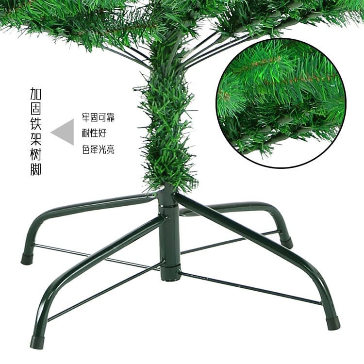 [PVC 60cm 90cm] Pohon Natal Christmas Tree Besar Pohon Terang Cemara Dekorasi Hiasan 210 180 150 120 90 60 2 meter