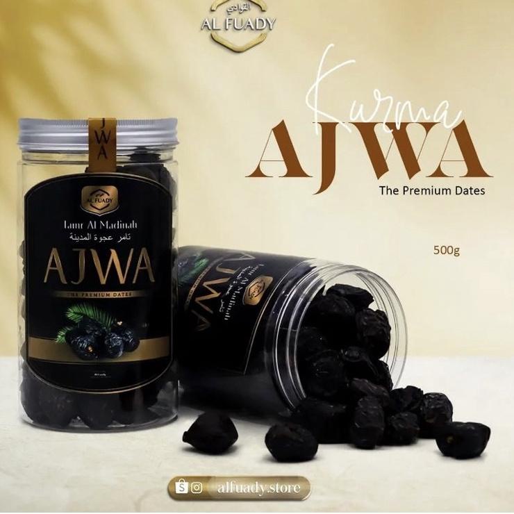 

DISKON BRANDS FESTIVAL Kurma Ajwa Madinah Jumbo Premium VIP Original 100% / Kurma Nabi Asli Saudi / Kurma Grade 1 A / Ajwah Al Fuady serbuuu !